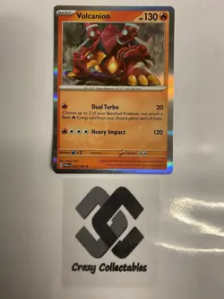 Pokemon Cards Volcanion 022/182 Paradox Rift Holo Mint Condition Card - Image 1
