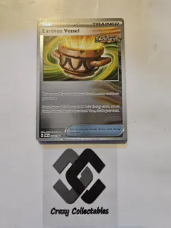 Pokemon Cards Earthen Vessel 163/182 Reverse Holo Paradox Rift - Image 1