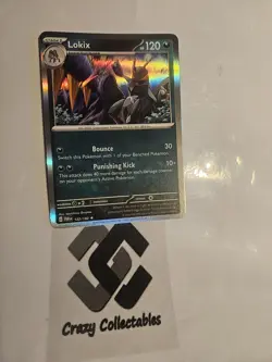 Pokemon Card Lokix 122/182 Paradox Rift Holo Mint Condition - Image 1