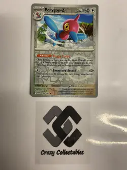 Pokemon Cards Porygon-Z 144/182 Paradox Rift Reverse Holo Mint Condition Card - Image 1