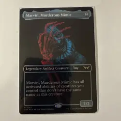 MTG: Marvin, Murderous Mimic (Showcase) -Foil Near Mint - Ships Free - NM - - Image 1