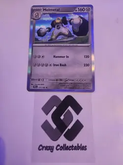 Pokemon Cards Melmetal 117/162 Temporal Forces Holo Mint Condition Card - Image 1