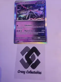 Pokemon Cards Iron Valiant 080/162 Temporal Forces Holo Mint Condition Card - Image 1