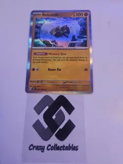 Pokemon Cards Relicanth 084/162 Temporal Forces Holo Mint Condition Card - Image 1