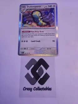 Pokemon Cards Dudunsparce 129/162 Temporal Forces Holo Mint Condition Card - Image 1