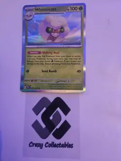 Pokemon Cards Whimsicott 015/162 Temporal Forces Holo Mint Condition Card - Image 1