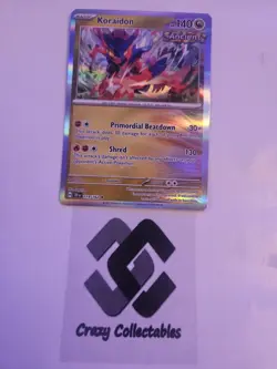 Pokemon Cards Koraidon 119/162 Temporal Forces Holo Mint Condition Card - Image 1