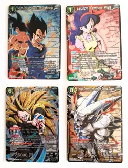 Dragon Ball, Unison Warrior Tournament Kit 3, 4 Card Winner's Set. - Image 1