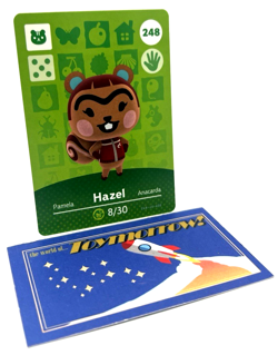 Animal Crossing Nintendo Amiibo - HAZEL #248 - Series 3 Authentic Card - Image 1