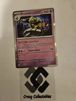 Pokemon Card Dusknoir 020/064 Shrouded Fable Holo Rare Nr Mint - Image 1