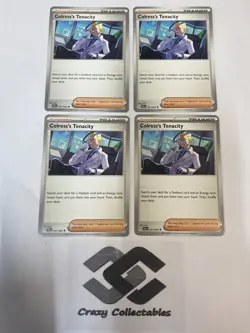 Pokemon Cards Colress’s Tenacity 057/064 4X Card Playset Shrouded Fable Card - Image 1
