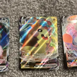 Pokemon VMAX Holo Card Lot Sword & Shield Set - 6 Cards incl. Eevee, Morpeko - Image 3