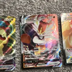 Pokemon VMAX Holo Card Lot Sword & Shield Set - 6 Cards incl. Eevee, Morpeko - Image 4