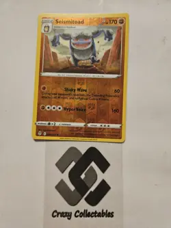 Pokemon Cards Seismitoad 090/203 Reverse Holo Evolving Skies Nr Mint Card - Image 1