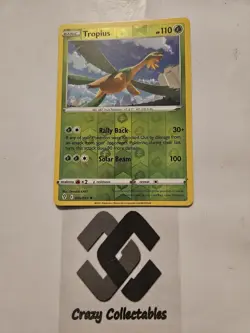 Pokemon Cards Tropius 006/203 Reverse Holo Evolving Skies Nr Mint Card - Image 1