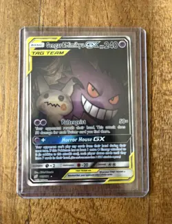 Pokemon Gengar and Mimikyu GX Tag Team Card 240HP *RARE CARD* - Image 1