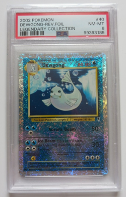 PSA 8 Dewgong Pokemon Card 40/110 Reverse Holo Legendary Collection NM-MT New - Image 3