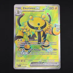 Pokemon TCG Card Electivire EX 212/182 Destined Rivals Ultra Rare - NM - Image 1