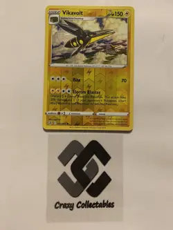 Pokemon Cards Vikavolt 101/264 Reverse Holo Fusion Strike Mint Condition Card - Image 1