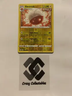 Pokemon Cards Electrode 088/264 Reverse Holo Fusion Strike Mint Condition Card - Image 1