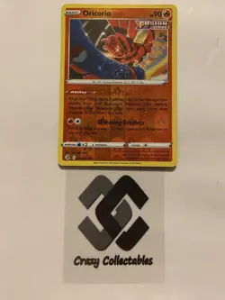 Pokemon Cards Oricorio 042/264 Reverse Holo Fusion Strike Mint Condition Card - Image 1