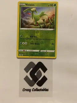 Pokemon Cards Virizion 015/264 Reverse Holo Fusion Strike Mint Condition Card - Image 1