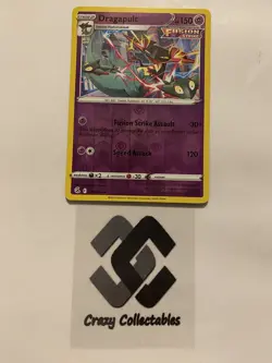 Pokemon Cards Dragapult 130/264 Reverse Holo Fusion Strike Mint Condition Card - Image 1