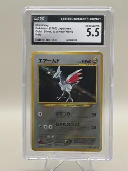 CGC 5.5 Skarmory Holo Rare Neo Genesis 2000 Pokemon Card #13 - Image 1