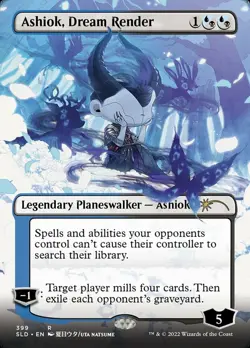 1 x Ashiok, Dream Render - Foil - Borderless - Secret Lair - NM-Mint - MTG - Image 1
