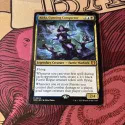 Alela, Cunning Conqueror (Extended Art) Commander: Wilds of Eldraine Regular - Image 1