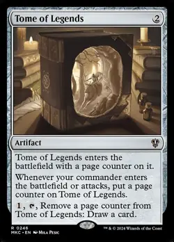 MTG - 4 x Tome of Legends - Playset of 4 - Karlov Manor Commander - Image 2