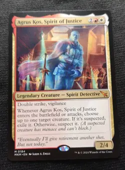 Agrus Kos, Spirit Of Justice - MKM - NM Unplayed - EN - 0184 - Image 1