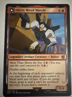 Slicer, Hired Muscle - MTG Universes Beyond: Transformers - Image 1