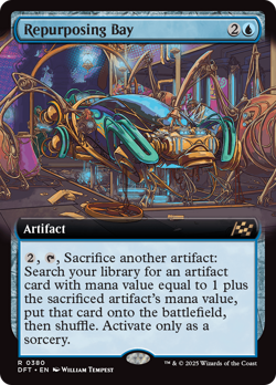 Repurposing Bay (Extended Art) Aetherdrift Near Mint Foil - Image 1
