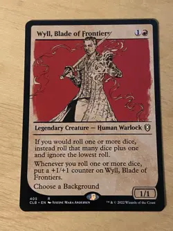 1x Wyll, Blade of Frontiers Showcase NM Eng MTG Commander Legends Baldur's Gate - Image 1