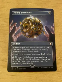 Vexing Puzzlebox Borderless - NM MTG CLB - Battle for Baldur's Gate Mythic - Image 1
