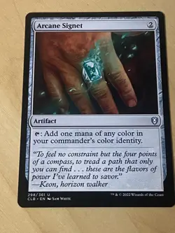 Arcane Signet Commander Legends: Battle for Baldur's Gate MTG - Image 1