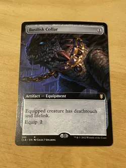 Basilisk Collar (Extended Art) [Commander Legends: Battle for Baldur's Gate] NM - Image 1