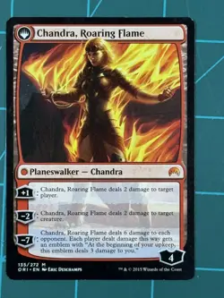 MTG Chandra, Fire of Kaladesh Magic Origins Regular - Image 2