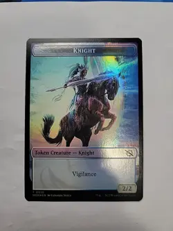 MTG - Knight / Soldier Token Foil MOM #0010 - Image 1