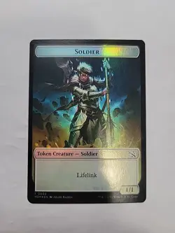 MTG - Knight / Soldier Token Foil MOM #0010 - Image 3