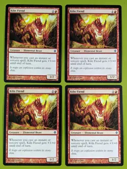 Kiln Fiend x4 Rise of the Eldrazi 4x Playset Magic the Gathering MTG - Image 1