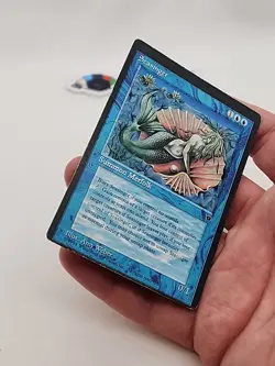 MTG Misprint Seasinger Miscut Off Center Fallen Empires Merfolk Magic *CCGHouse* - Image 5