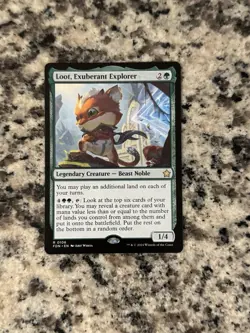 MTG Loot, Exuberant Explorer Normal NM Foundations Magic 106 - Image 1