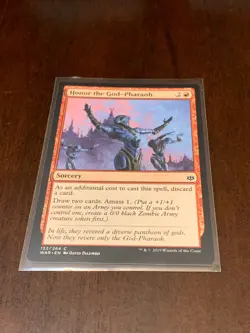 Magic the Gathering War of the Spark Honor the God-Pharaoh - Image 1