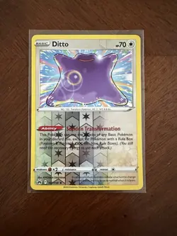 Ditto 107/159 Reverse Holo - Crown Zenith Pokemon TCG - NM - Image 1