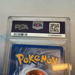 2005 POKEMON EX UNSEEN FORCES #4 FERALIGATR-REVERSE FOIL holo PSA 8 - Image 4