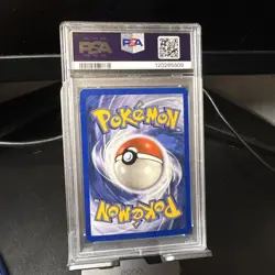 2005 POKEMON EX UNSEEN FORCES #19 VAPOREON-REVERSE FOIL PSA 9 - Image 2