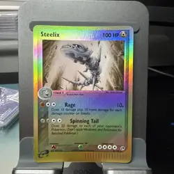 Pokemon TCG Steelix Reverse Holo Pokemon Sandstorm 22/100 Near Mint 2003 NM - Image 1