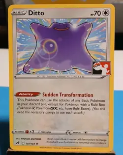 Ditto 107/159 Prize Pack Series 3 Pokemon Play! Mint Condition - Image 1